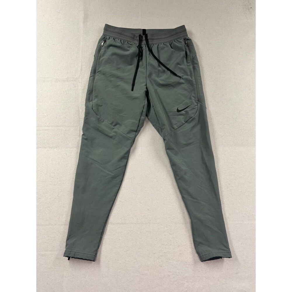 Nike Pro Fleece Lined Training Pants Gray CU7351-068 Mens Activewear Medium